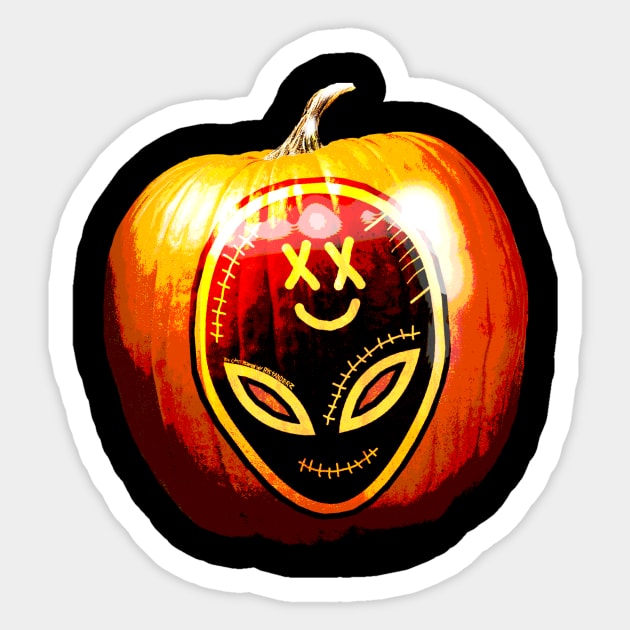 W3IRD GVNG "PUMPKIN" Sticker by KVLI3N